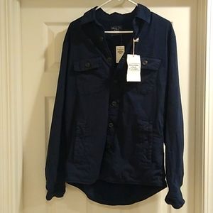 Abercrombie & Fitch NWT Blue shirt jacket